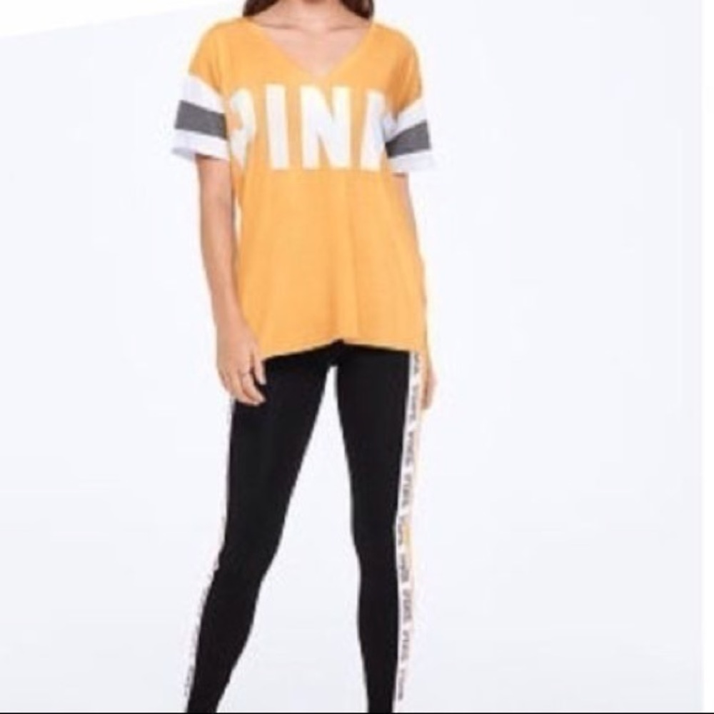 Pink victoria secret t-shirt size XS